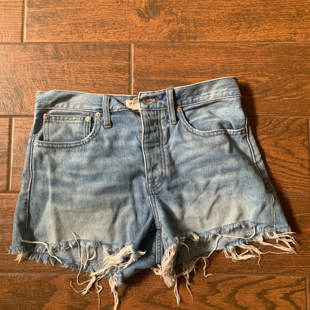 Madewell Relaxed Denim Shorts Size 27